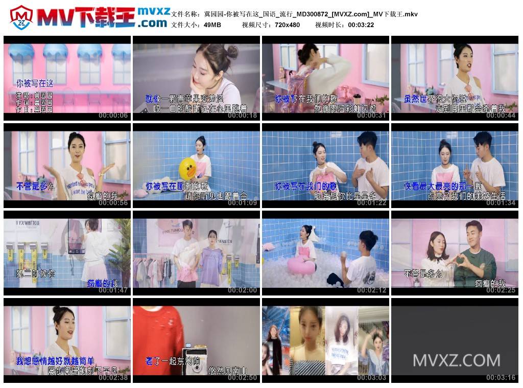 冀园园-你被写在这_国语_流行_MD300872